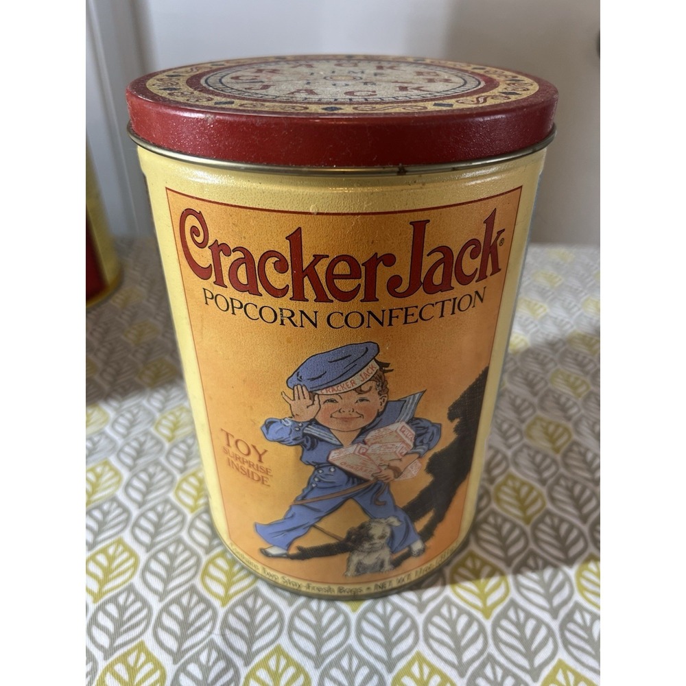 Vintage Cracker Jack Limited Edition Advertising Tin Series Candy & Nuts